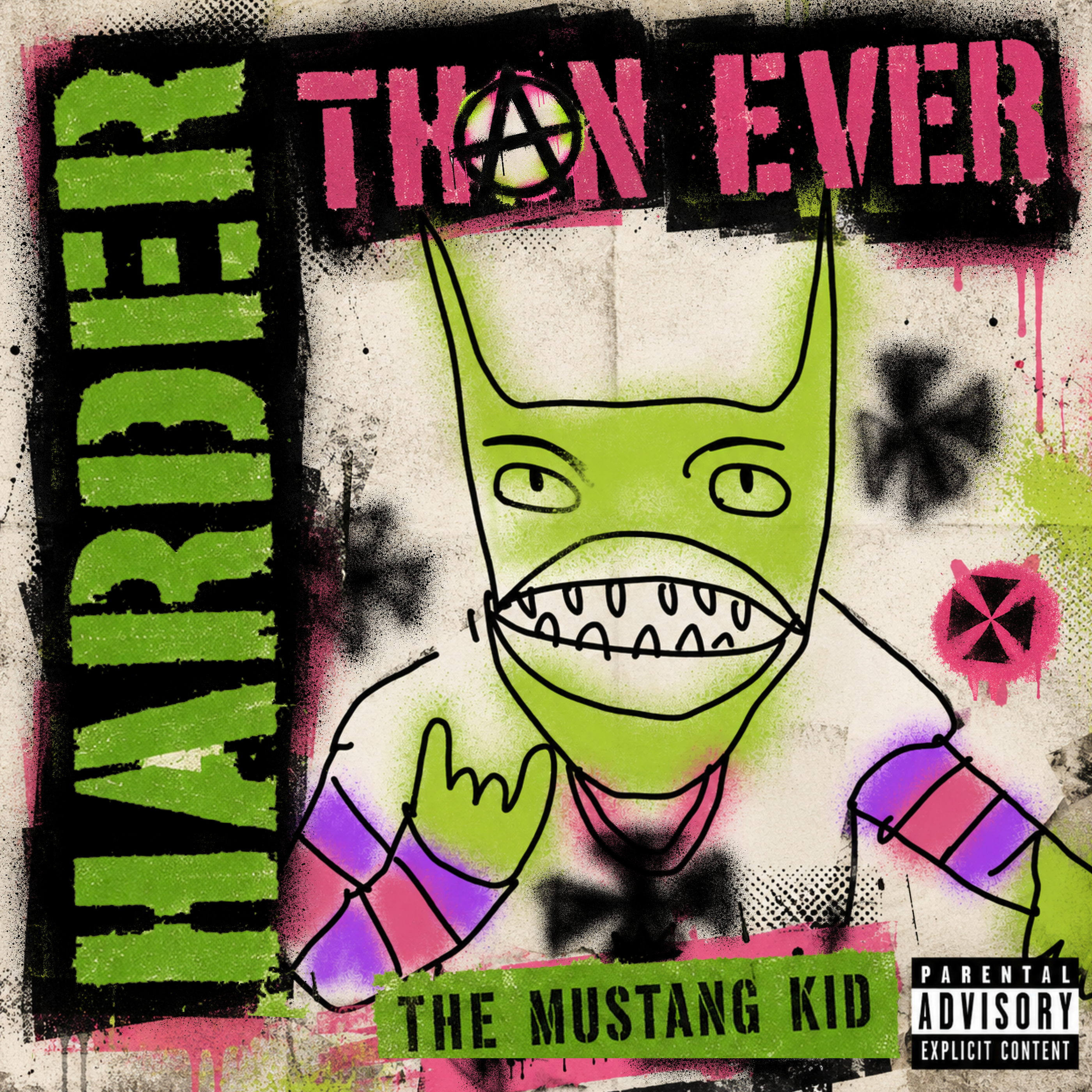 The Mustang Kid — Harder Than Ever cover art